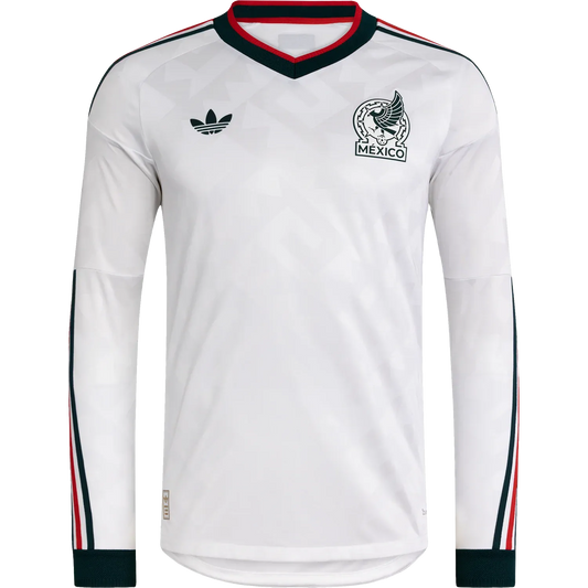 adidas Men's Mexico Away 2026 Authentic Long Sleeve Jersey
